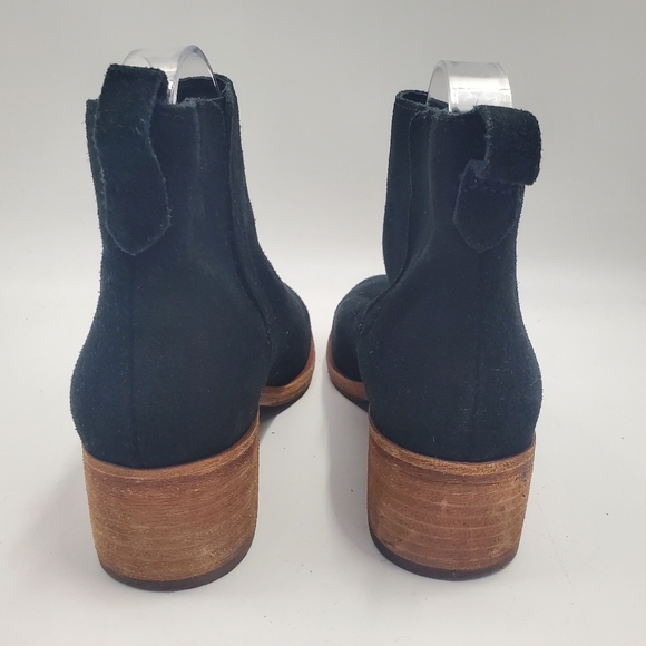 Kork-Ease Rennt Suede Booties Black - Picture 4 of 8